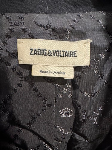 Zadig & Voltaire Blazer with Skull Studded Design Size 38 / Medium - Picture 6 of 13