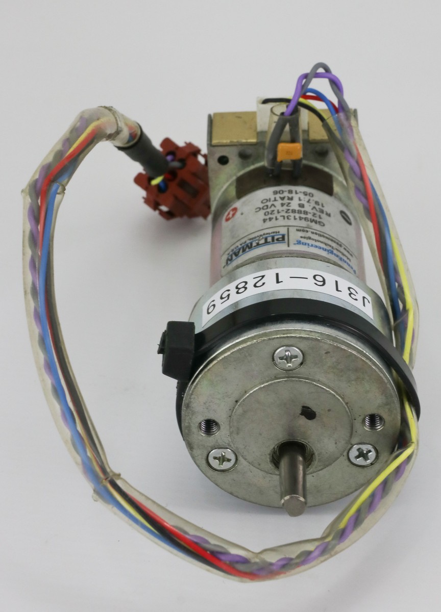 12859 PITTMAN SERVO GEAR MOTOR, 24VDC, RATIO 19.7:1, P/N: 12-8882