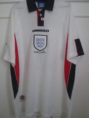 1997-1998 Owen #10 England Home Football Shirt XL Adults 44501