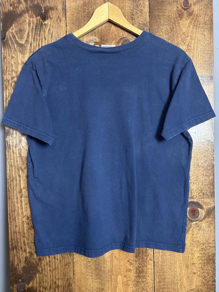 Camiseta BUM Equipment Talla Grande Y2K Vintage '86 Skate Grunge Azul Logo Usada Foto 3 de 4