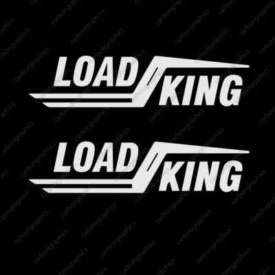 16  Load King Trailer Decal Sticker - x2