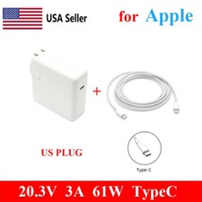 Charger 20.3V 3A 61W Type-C USB-C For Apple Macbook Pro 12''13'' 2016-2019 A1706