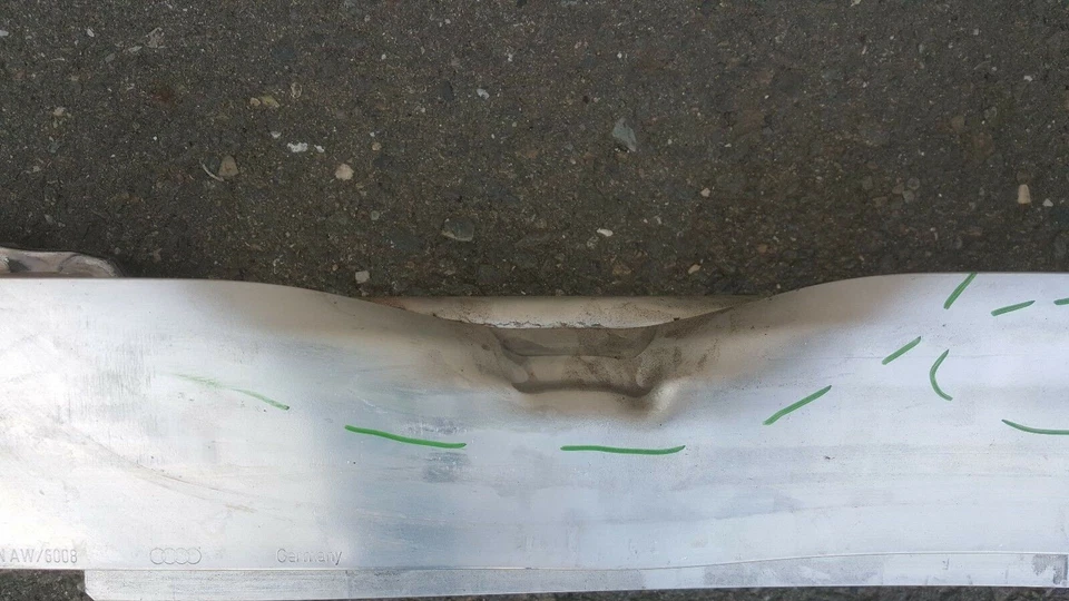 12 13 14 15 16 2012 2013 2014 2015 2016 AUDI A6 REAR BUMPER REINFORCEMENT BAR Foto 4 de 4