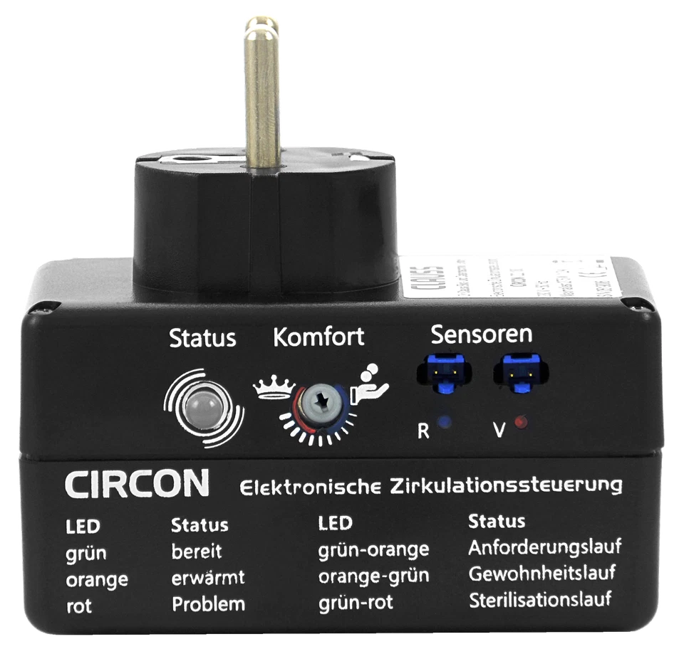 Circon Intelligente Zirkulationspumpen-Steuerung für Brauchwasser Energiesparen - Bild 2 von 4