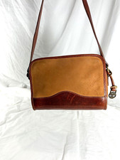 Vintage Timberland Nubuc Tan Leather Shoulder Bag Crossbody 90s