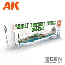 AK Interactive: Soviet Aircraft Colors 1941-1945 - Acrylic Paint Set - AK11741