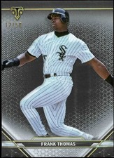2021 Topps Triple Threads FRANK THOMAS #48 White Sox 21 ONYX Black /50 MVP HOF