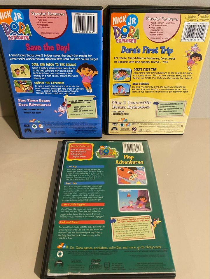 Dora the Explorer DVDs Lot of 5 | eBay