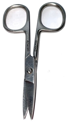 Finger Toe Nail Scissors Straight Arrow Stainless Steel Manicure Cuticle Nail - Picture 3 of 4