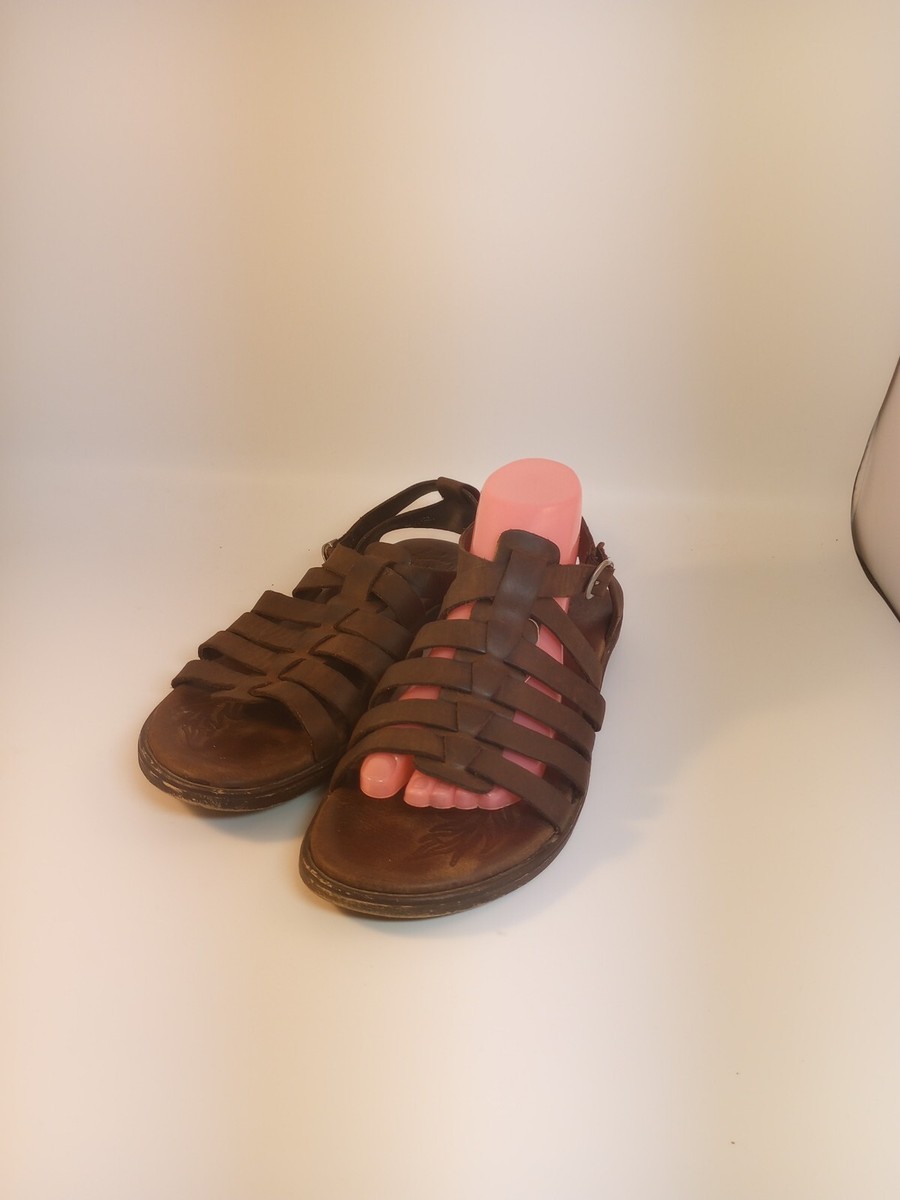 Born Fisherman Sandals 10M Brown Leather Slingback Comfort Shoes Amazon.com | BORN Men main image 4