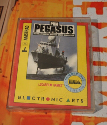 PHM Pegasus (Electronic Arts 1987) Amstrad CPC (Tape, Box, Manual) working 8-bit