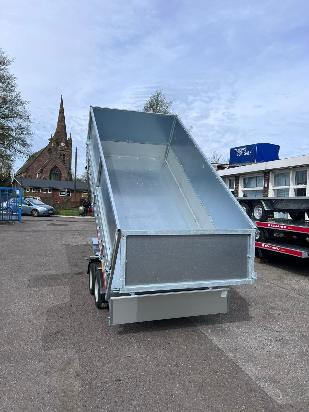 Tipper Ramps 10ft x 5ft SIDES + RAMPS ELECTRIC TIPPING TRAILER TIPPER 2700kg 3m X 1 ...