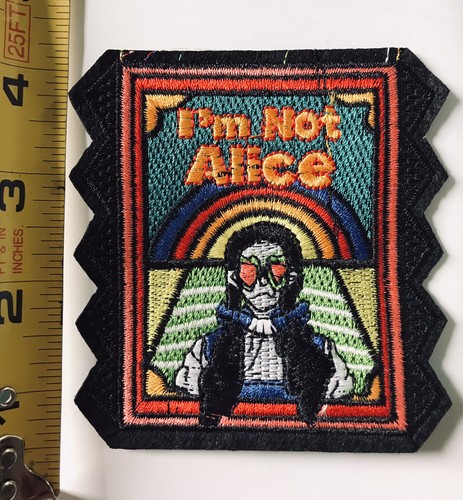 TRIPPY ALICE IN WONDERLAND? WIZARD OF OZ? #P2 PATCH BADGE EMBROIDERY ACCESSORY - Picture 1 of 1