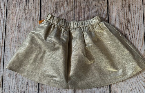 Gymboree Girl's Winter Wonderland Gold Shimmer Skirt with Bow - Size 6 - New - Picture 3 of 10
