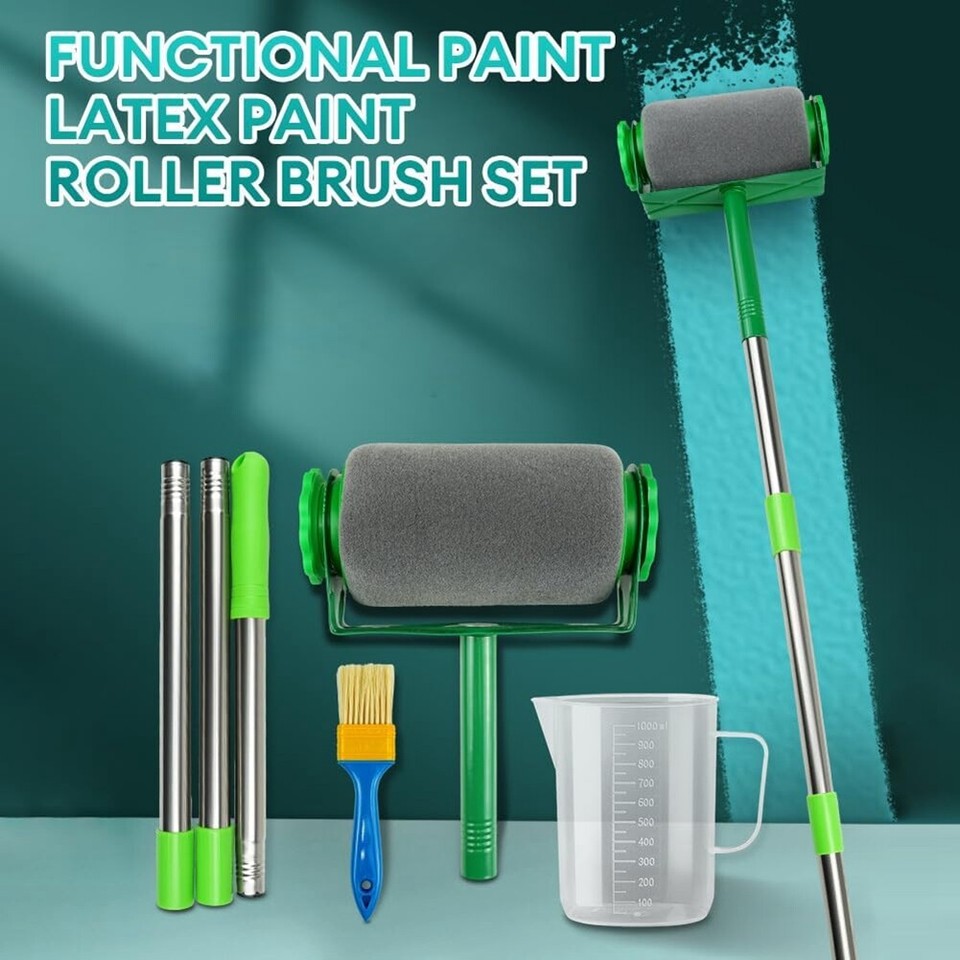 Professional 6Piece Paint Roller Set for Walls and Ceilings