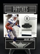 2005 Playoff Honors Patch Julius Jones NFL Cowboys #P-13 2 color Patch #44/75