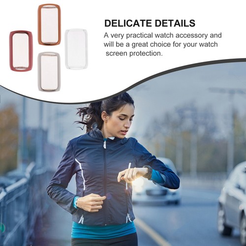4 Pcs Soft Rubber Watch Protective Cover Smartwatch Screen Protectors - 第 3/12 張圖片