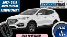 Fits: 2013 - 2018 HYUNDAI SANTA FE SPORT REMOTE START PLUG AND PLAY CAR STARTER