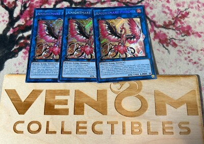3x (M/NM) - Knightmare Phoenix - RA03-EN042 - Secret Rare - 1st Edition YuGiOh