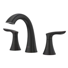 Pfister Weller Bathroom Sink Faucet 8-Inch Widespread 2-Handle 3-Hole Tuscan ...
