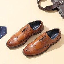  68 SZ 8.5 mens Bruno Marc Men's Classic Modern Formal Oxford Wingtip excellent