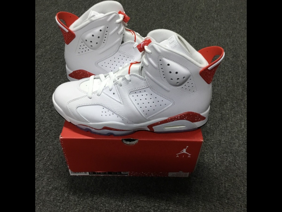 Air Jordan 6 Retro (Red Oreo) SIze 9.5(M) | eBay