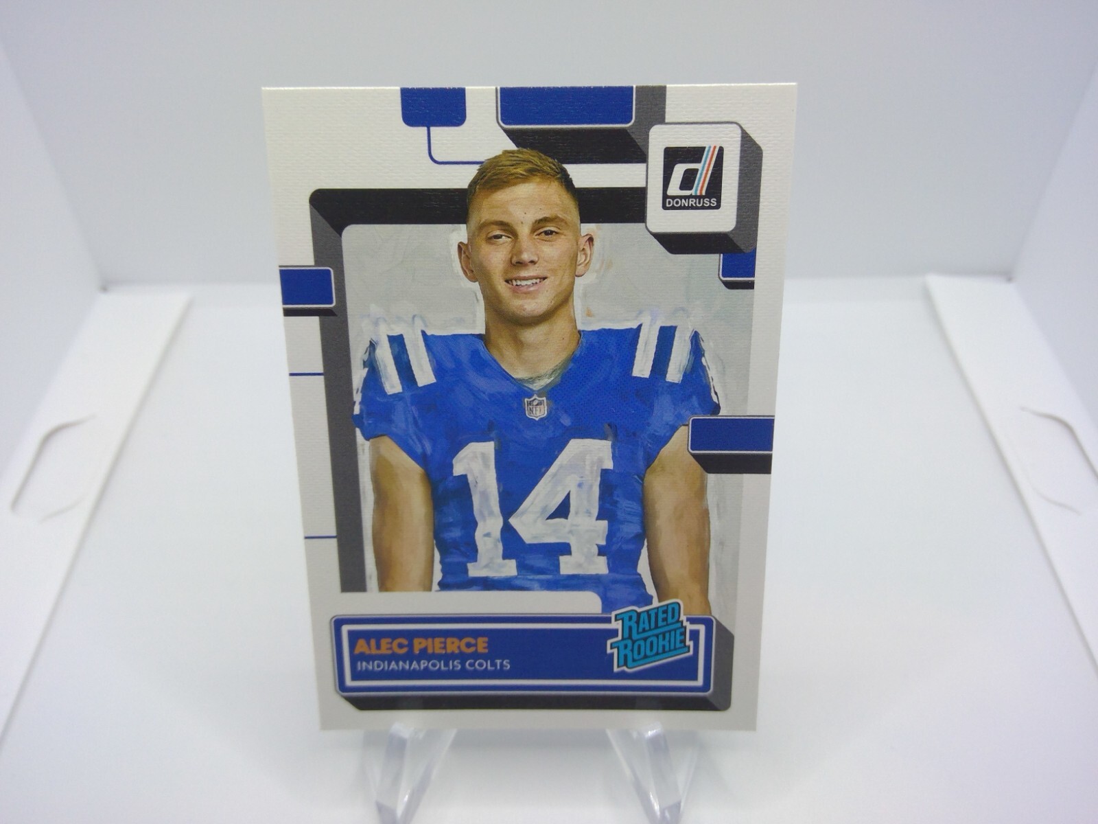 2022 Panini Donruss Alec Pierce Rated Rookie Canvas Indianapolis Colts #321