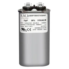 14010 - Mars OEM Replacement Run Capacitor 370 VAC 15 MFD Oval