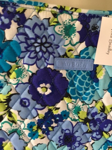 NWT Vera Bradley BlueBerry Blooms Work School Tote Shoulder Bag Purse Handbag - Picture 9 of 11