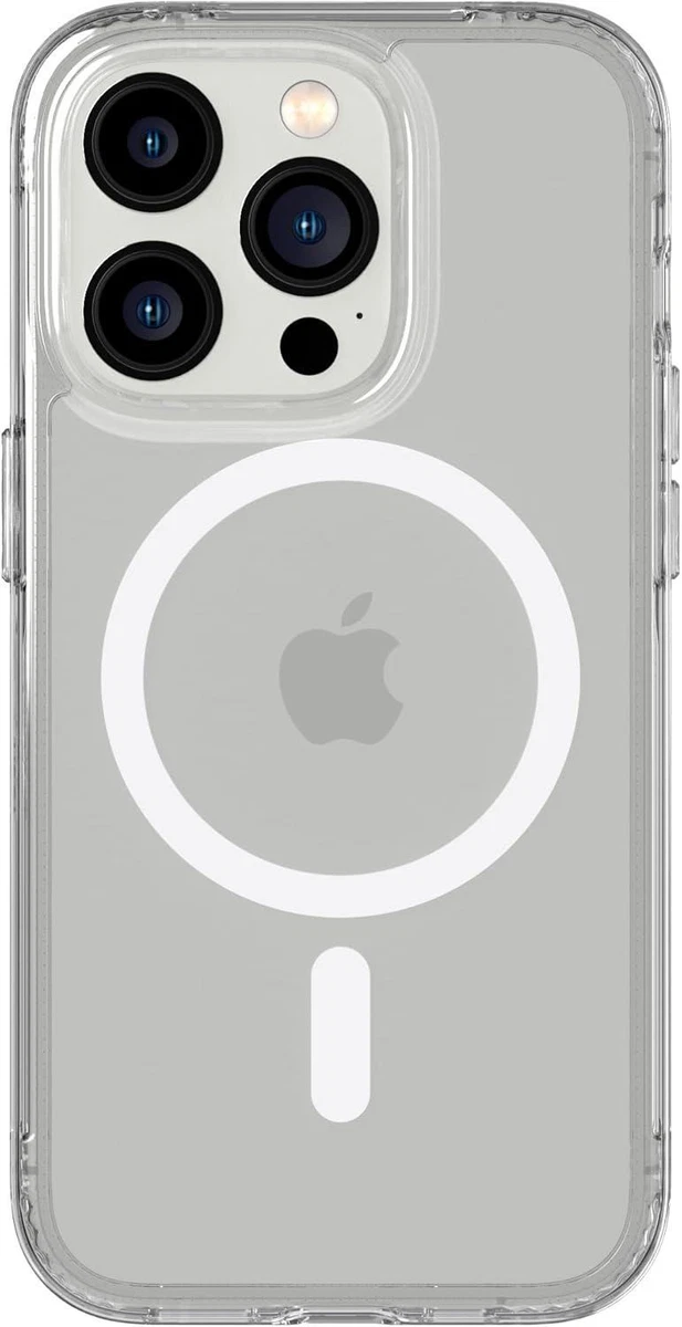tech21 T21-8980 Evo Clear per iPhone 13 Pro Max - Custodia trasparente per telefono con protezione multi-goccia da 3,7 m