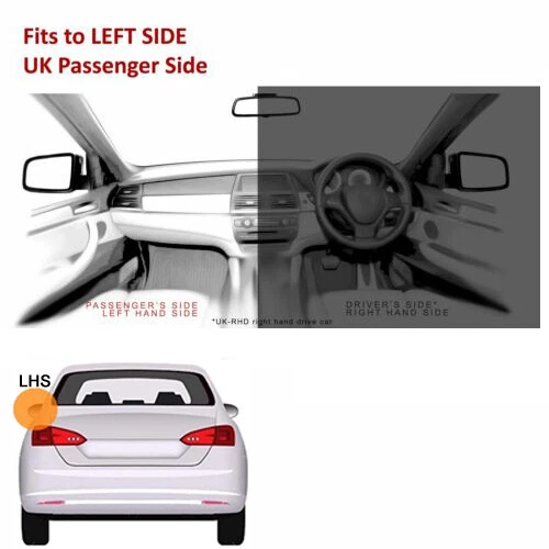 Indicador de espejo retrovisor para Nissan Micra 2018 a 2024, lado del pasajero Foto 2 de 4