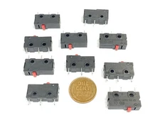 10 Pieces Limit Switch kw4-zdf miniature small lever NC NO bump SPDT 10t85 E20