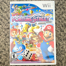 Nintendo Fortune Street (Wii, 2011) Complete CIB Manual Multiplayer Wi-Fi