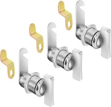 1-1/8" 3Pcs RV Locks for Storage Door, Compartment Door, Thumb Operated Keyle...