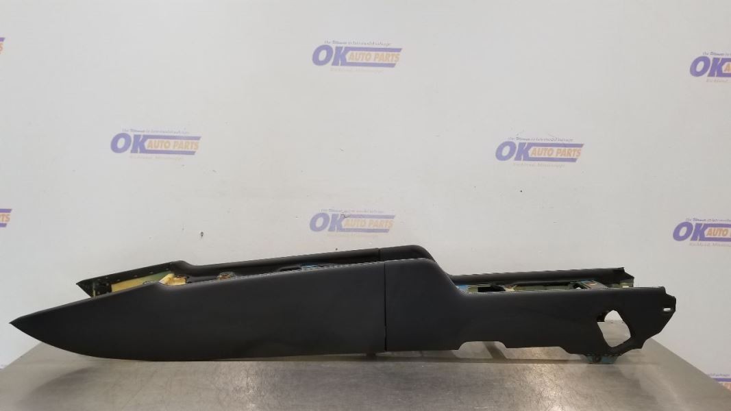 10 BENTLEY CONTINENTAL GT FRONT FLOOR CENTER CONSOLE BASE BLACK LEATHER