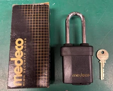 Medeco High Security KIK Padlock - Locksport Collector Lock