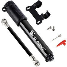Mini Bicycle Pump Portable Bike Tyre Inflator Hand Pump Schrader Presta Valve UK