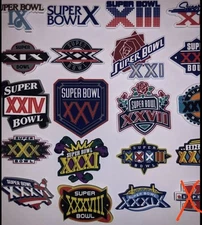 3D Super Bowl Logos For Your Helmet Proline Speed/Schutt/Riddell Choose One Only