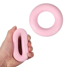Grip Strength Trainer Rings, Hand Grip Strengthener, 3.5" & 10 LB & Pink