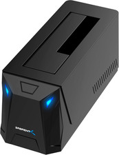 Hard Drive Docking Station 2.5"/3.5" SATA HDD 10Gbps Tool Free 20TB for Mac/Pc