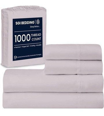 SGI bedding 16  Cali King Sheet 1000 Thread Count 100% Luxury Egyptian Cotton