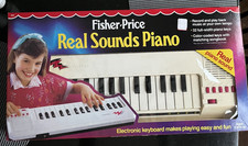 VTG In Box Fisher Price Electronic Keyboard Piano Recorder 1988 Music Book Works