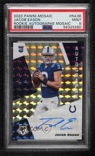 2020 Panini Mosaic Rookie Auto Mosaic Jacob Eason #RA36 PSA 9 MINT Auto 1b8