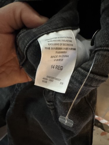 Levi’s Overall Black Kids Size 14 Reg Denim - Picture 10 of 18