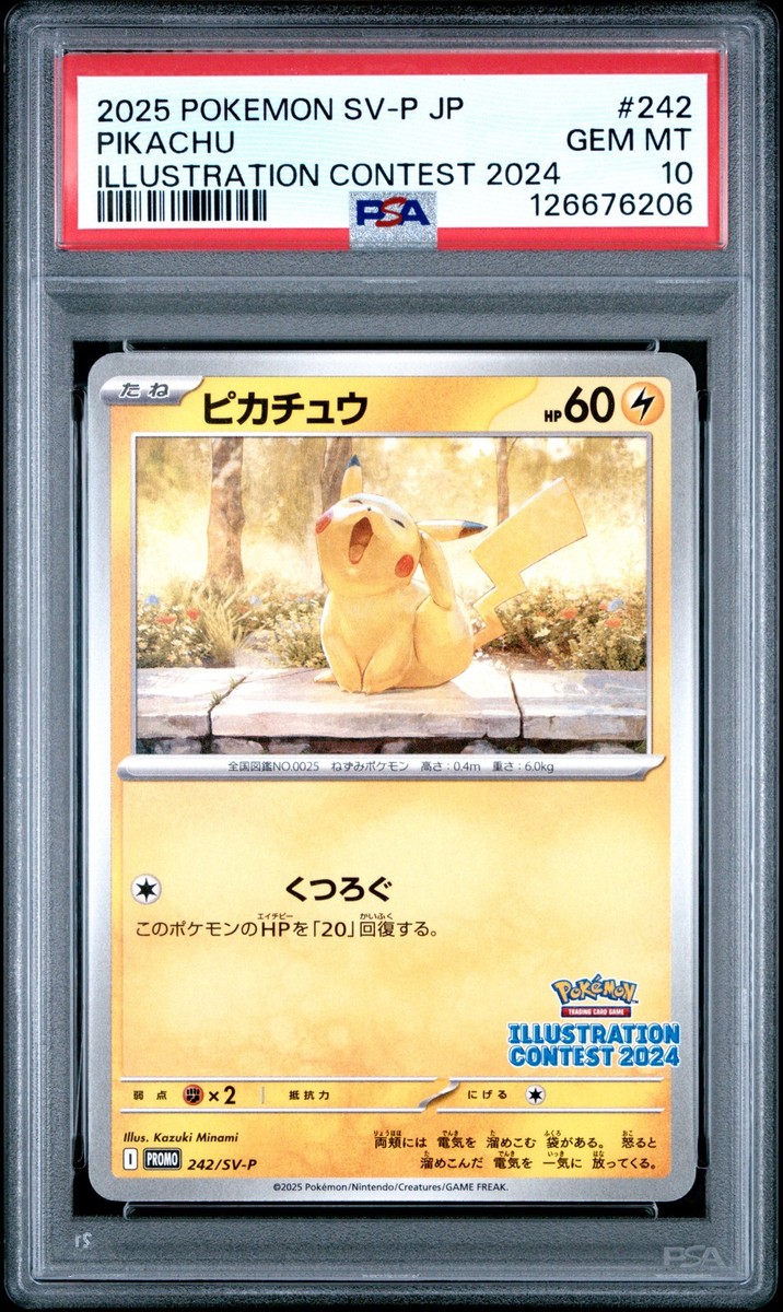 2025 POKEMON JAPANESE SV-P PROMO ILLUSTRATION CONTEST 2024 #242