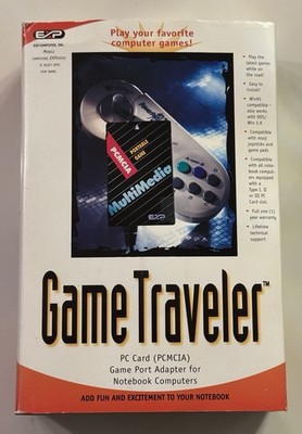 EXP Game Traveler Gameport Adapter (PCMCIA) Joystick DOS Windows 3.1 95 Laptop