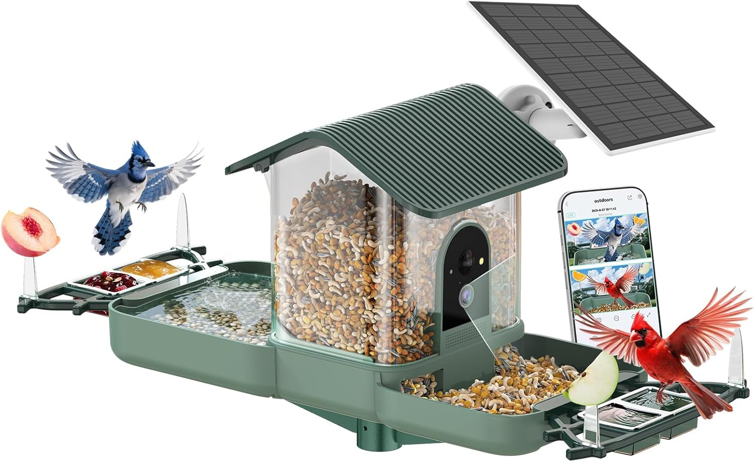 Кормушки для птиц Dual-Lens Bird Feeder