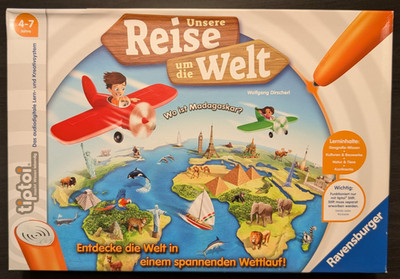 RAVENSBURGER OUR JOURNEY AROUND THE WORLD/REISE UM DIE WELT - A TIPTOI Game NEW!