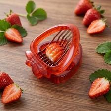 1Pcs/Set Strawberry Slicer and Huller Set Fruit Cutter Kitchen Gadget