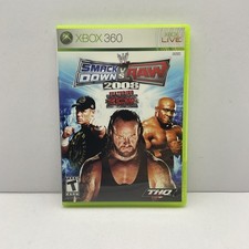 Wwe Smackdown Vs. Raw 2008 Xbox 360 Tested  Complete Excellent 1 YR Warranty